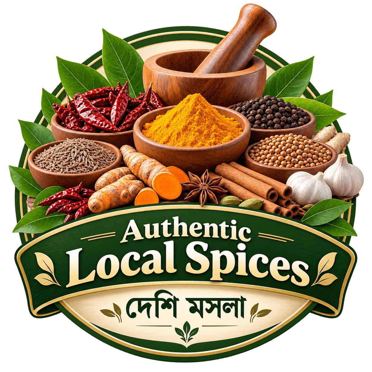Authentic Local Spices (দেশি মসলা)