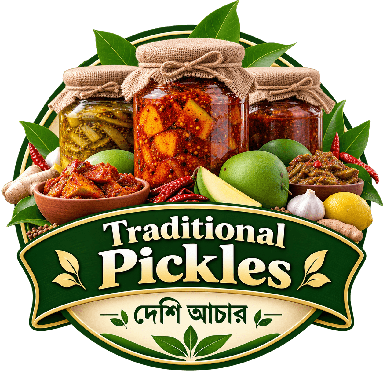 Traditional Pickles (দেশি আচার)