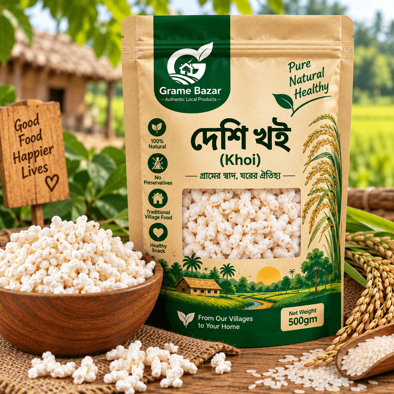 দেশি খই (Deshi Khoi)